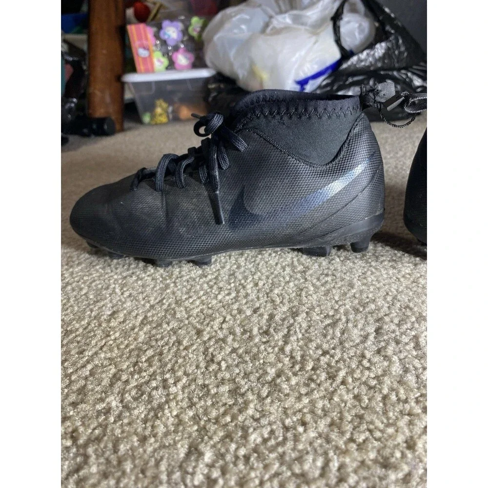 Nike Jr Phantom Vision Academy DF MG Youth Soccer Cleats Black Size 1